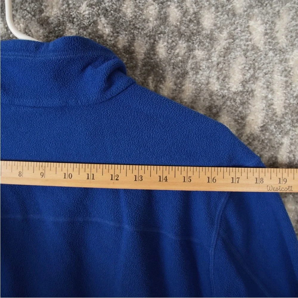 Patagonia Micro D Fleece 1/4 Zip Pullover Sweater Men Medium Blue Outdoor Hiking